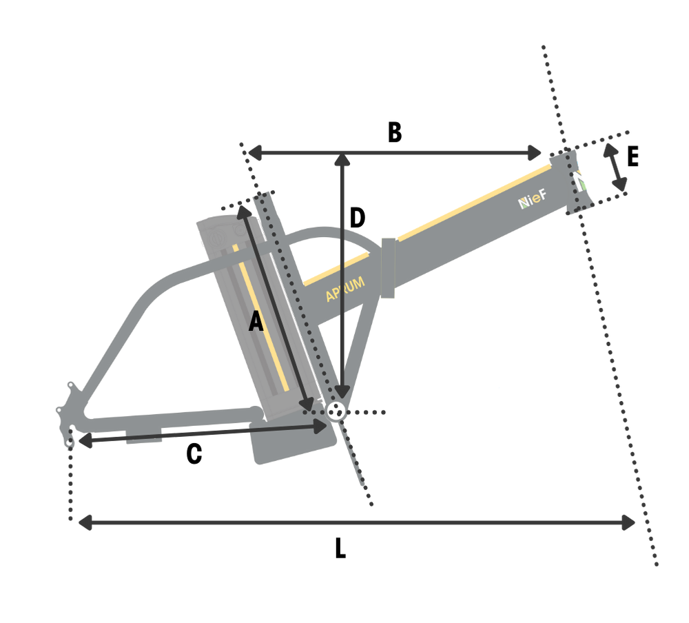 geometria telaio bicicletta elettrica pieghevole