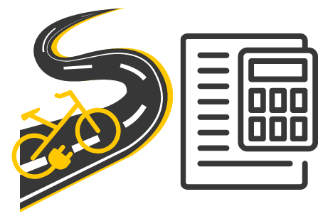 calcolatore automonia biciclette elettrica NIEF Aprum