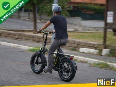 Nief Aprum Magis - Bicicletta elettrica FAT Pieghevole 250W 48V 556Wh - vista posteriore