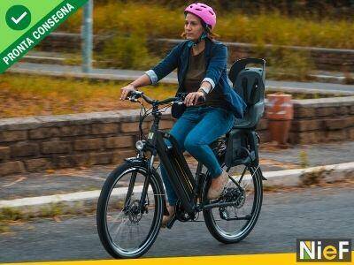 Nief Sibilla Ebike - Bicicletta elettrica 250W 36W - Mamma con passeggino a Roma