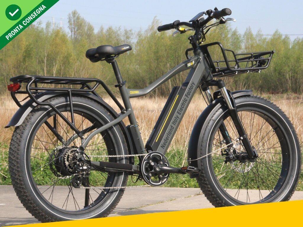 Nief Colosseo Ebike - Bicicletta elettrica 250W 48W - Vista laterale parco