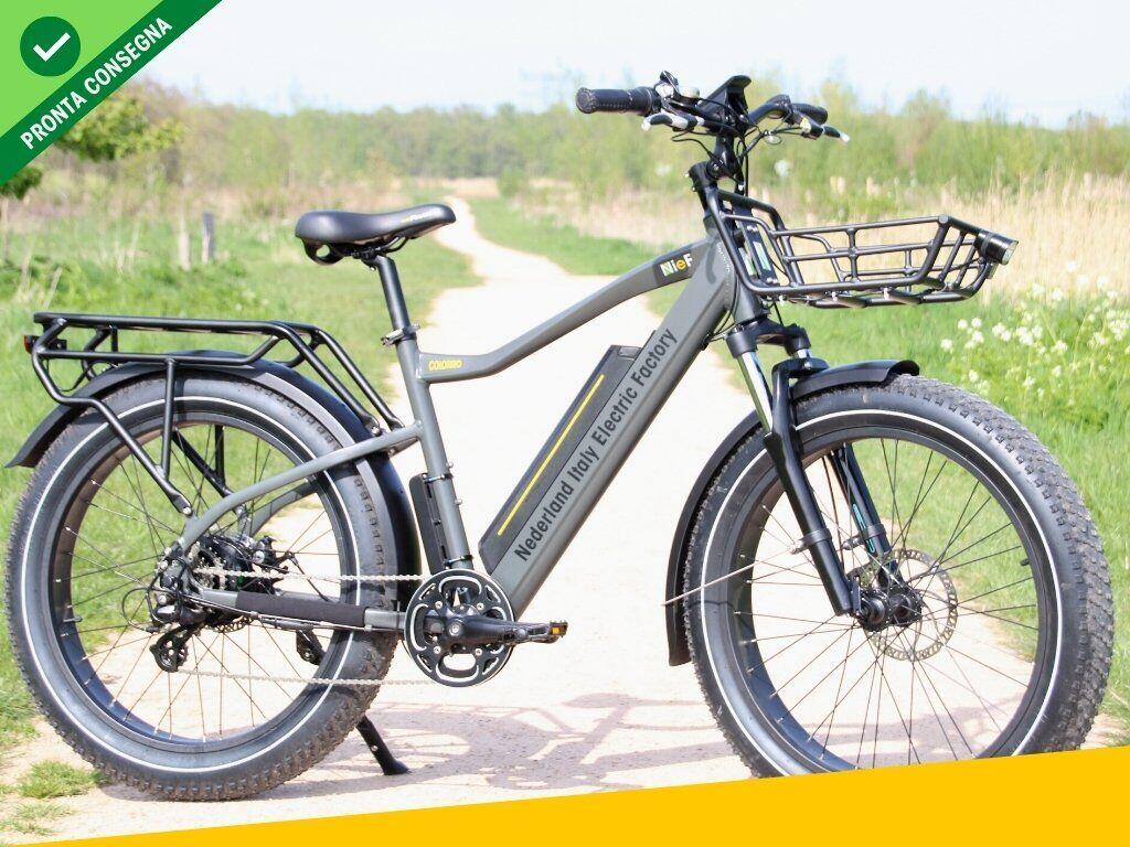 Nief Colosseo Ebike - Bicicletta elettrica 250W 48W - Strade bianche olandesi