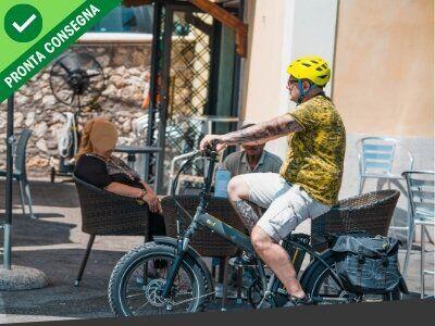 Nief Aprum Magis - Bicicletta elettrica FAT Pieghevole 250W 48V 840Wh - Strade di Roma